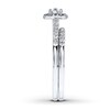 Thumbnail Image 3 of Diamond Bridal Set 1/2 ct tw Round 14K White Gold
