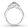 Thumbnail Image 1 of Diamond Engagement Ring 7/8 ct tw Round-cut 14K White Gold