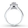 Thumbnail Image 2 of Diamond Engagement Ring 5/8 ct tw Round-cut 14K White Gold