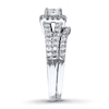Thumbnail Image 2 of Diamond Bridal Set 7/8 ct tw Princess-cut 14K White Gold