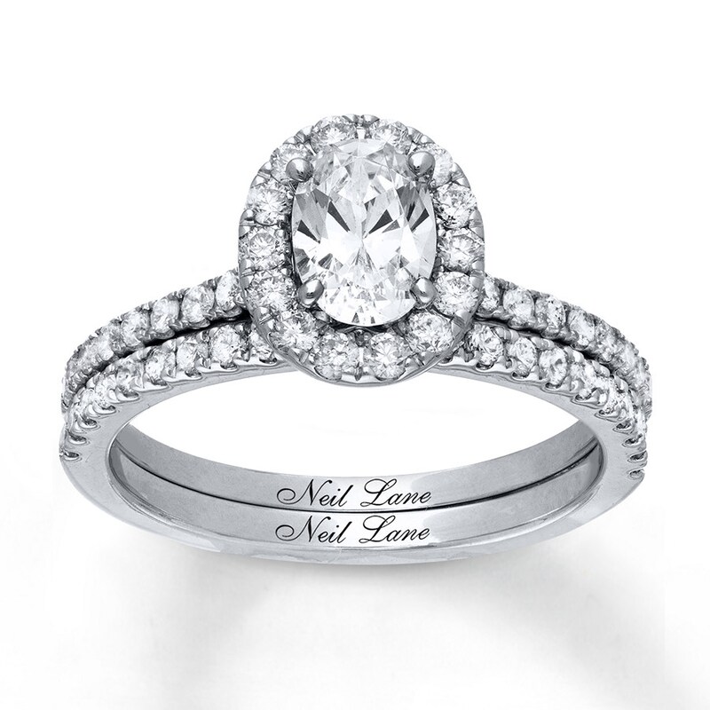 Neil Lane Bridal Set 1 3 4 Ct Tw Diamonds 14k White Gold Jared
