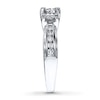 Thumbnail Image 2 of Diamond 3-Stone Ring 1 ct tw Princess-cut 14K White Gold