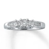 Thumbnail Image 0 of Diamond 3-Stone Ring 1/2 ct tw Princess 14K White Gold