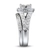 Thumbnail Image 2 of Diamond Bridal Set 1-7/8 ct tw Princess/Round 14K White Gold