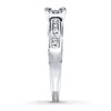 Thumbnail Image 3 of Diamond Engagement Ring 1/2 ct tw Princess-cut 14K White Gold