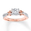 Thumbnail Image 0 of Diamond Engagement Ring 5/8 ct tw Round-cut 14K Two-Tone Gold