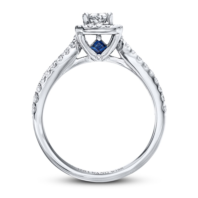 Main Image 2 of Vera Wang WISH Engagement Ring  1 Carat tw Diamonds 14K White Gold Ring