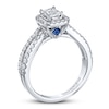 Thumbnail Image 3 of Vera Wang WISH Engagement Ring  1 Carat tw Diamonds 14K White Gold Ring