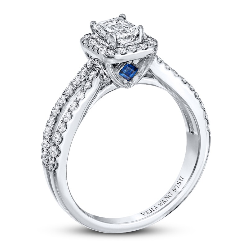 Main Image 3 of Vera Wang WISH Engagement Ring  1 Carat tw Diamonds 14K White Gold Ring