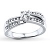 Thumbnail Image 0 of Diamond Engagement Ring 3/4 ct tw Round-cut 14K White Gold