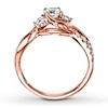 Thumbnail Image 1 of Diamond Engagement Ring 7/8 ct tw Round-cut 14K Rose Gold