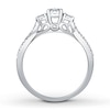 Thumbnail Image 2 of Diamond Engagement Ring 1/2 ct tw Round-cut 14K White Gold