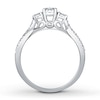 Thumbnail Image 1 of Diamond Engagement Ring 1/2 ct tw Round-cut 14K White Gold