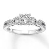 Thumbnail Image 0 of Diamond Engagement Ring 5/8 ct tw Round-cut 14K White Gold
