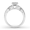 Thumbnail Image 1 of Diamond Engagement Ring 5/8 ct tw Round-cut 14K White Gold