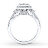 Thumbnail Image 1 of Diamond Engagement Ring 1-1/5 ct tw Round-cut 14K White Gold