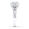 Thumbnail Image 2 of Diamond Engagement Ring 1-1/5 ct tw Round-cut 14K White Gold