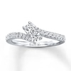 Thumbnail Image 0 of Ever Us Two-Stone Ring 1/2 ct tw Diamonds 14K White Gold