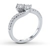 Thumbnail Image 1 of Ever Us Two-Stone Ring 1/2 ct tw Diamonds 14K White Gold