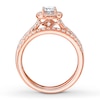 Thumbnail Image 2 of Diamond Bridal Set 1/2 carat tw Round-cut 14K Rose Gold