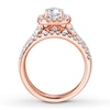Thumbnail Image 1 of Diamond Bridal Set 1 ct tw Round-cut 14K Rose Gold