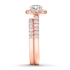 Thumbnail Image 3 of Diamond Bridal Set 1 ct tw Round-cut 14K Rose Gold