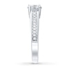 Thumbnail Image 3 of Diamond Engagement Ring 1/2 ct tw Princess-cut 14K White Gold