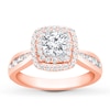 Thumbnail Image 1 of Diamond Engagement Ring 7/8 ct tw Round-cut 14K Rose Gold