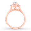 Thumbnail Image 2 of Diamond Engagement Ring 7/8 ct tw Round-cut 14K Rose Gold