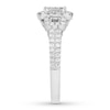 Thumbnail Image 2 of Diamond Engagement Ring 1-1/8 ct tw Round/Baguette 14K White Gold