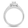 Thumbnail Image 1 of Diamond Bridal Set 3/4 ct tw Princess-cut 14K White Gold