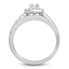 Thumbnail Image 2 of Diamond Bridal Set 3/4 ct tw Princess-cut 14K White Gold