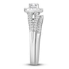 Thumbnail Image 3 of Diamond Bridal Set 3/4 ct tw Princess-cut 14K White Gold