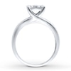 Thumbnail Image 2 of Diamond Engagement Ring 1-1/2 ct tw Princess-cut 14K White Gold