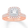 Thumbnail Image 1 of Diamond Bridal Set 3/4 ct tw Round-cut 14K Two-Tone Gold