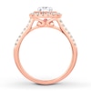 Thumbnail Image 2 of Diamond Bridal Set 3/4 ct tw Round-cut 14K Two-Tone Gold