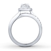Thumbnail Image 1 of Diamond Bridal Set 3/4 ct tw Round-cut Platinum