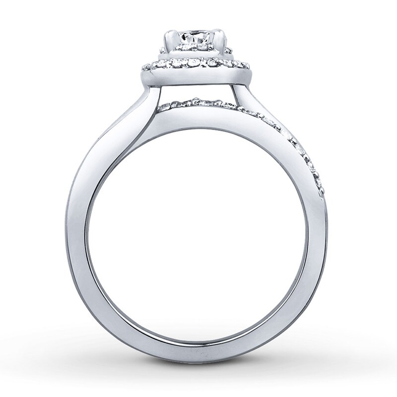 Diamond Bridal Set 3/4 ct tw Round-cut Platinum