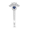 Thumbnail Image 2 of Vera Wang WISH Engagement Ring  1 ct tw Diamonds & Sapphires 14K White Gold