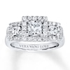 Thumbnail Image 1 of Vera Wang LOVE Diamond 3-Stone Ring 1-1/2 ct tw 14K White Gold