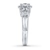 Thumbnail Image 3 of Vera Wang LOVE Diamond 3-Stone Ring 1-1/2 ct tw 14K White Gold