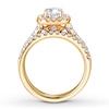 Thumbnail Image 1 of Diamond Bridal Set 1 carat tw Round-cut 14K Yellow Gold