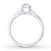 Thumbnail Image 2 of Diamond Engagement Ring 3/8 ct tw Round-cut 14K White Gold