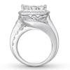 Thumbnail Image 1 of Diamond Engagement Ring 7 Carats tw Princess/Round 14K Gold