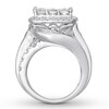 Thumbnail Image 1 of Diamond Engagement Ring 7 Carats tw Princess/Round 14K Gold