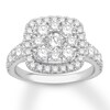 Thumbnail Image 0 of Diamond Engagement Ring 2-1/5 ct tw Round-cut 14K White Gold
