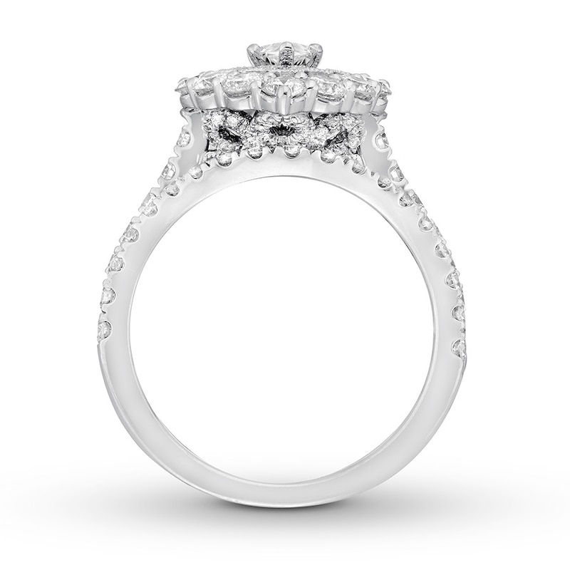 Neil Lane Bridal Set 2-1/3 ct tw Diamonds 14K White Gold