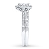 Thumbnail Image 2 of Diamond Bridal Set 1-1/2 ct tw 14K White Gold