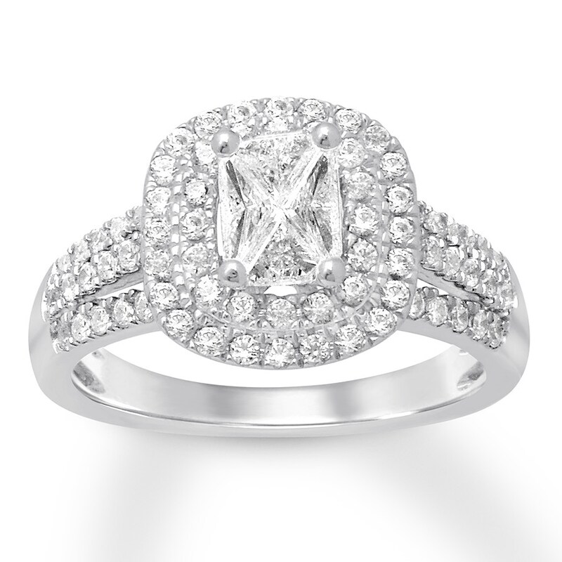 Diamond Engagement Ring 1 carat tw 14K White Gold