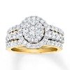 Thumbnail Image 0 of Diamond Bridal Set 2 ct tw Round-cut 14K Yellow Gold